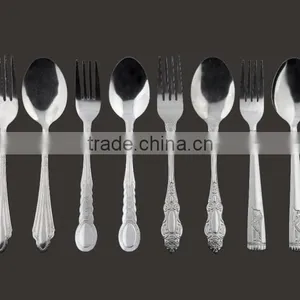 Lastest Design Stainless Steel High Quality Tableware Cutlery Set - Soda Spoon,Spoon,Fork And Sausage Fork thumbnail-1