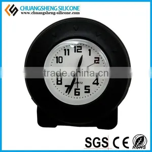 Candy Color Desktop Clock, Sun Shape Clocks, Silicone Table Clock thumbnail-5