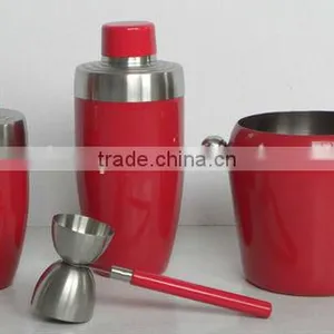 Cocktail Shaker and Ice Bucket Set thumbnail-1