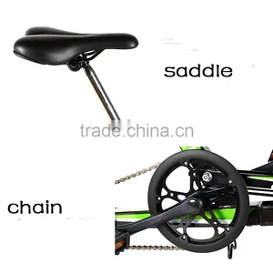 12 Inch Fashion Mini Folding Bicycle Quad Pedal Bikes thumbnail-2