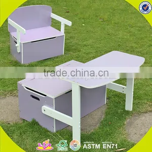 Wholesale Baby Wooden Storage Box Chair Cheap Kids Wooden Storage Box Chair Popular Children Wooden Storage Box W08G017A thumbnail-1