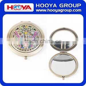 Dia. 7.0cm Round Metal Cosmetic Mirror for Makeup thumbnail-1