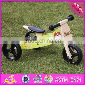 2016 New Design 2 IN 1 Wooden Balance Bike for 2 Year Old W16C098 thumbnail-6