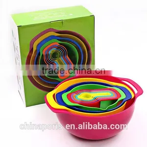 2017 GOOD QUALITY RAINBOW 10PCS MEASURING CUP MEASURING SPOONS thumbnail-1