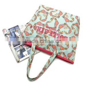 Wholesale Nylon Full Printing Customized Logo Eroupe Style Tote Bag thumbnail-3