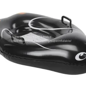 Inflatable Baby Penguin on Sled Inflatable Snow Tube thumbnail-2