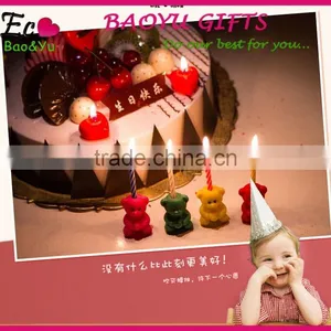 Birthday Candles Birthday Cake Candles Little Bear Candles Wholesale thumbnail-1