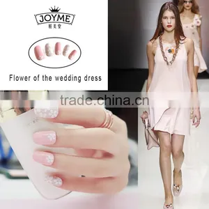 NEWAIR 2017 New Style Printed Flower Artificial Fingernails for Adults thumbnail-6