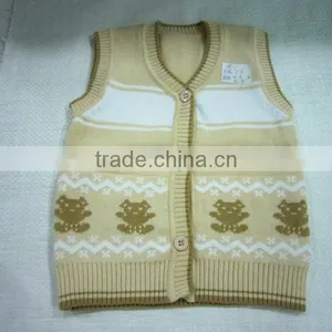 Baby Sleeveless Vests Crochet Sweater Pattern Autumn thumbnail-1