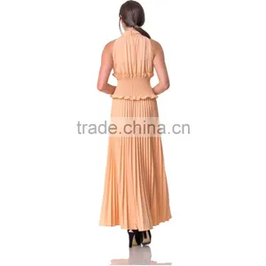 2017Guangzhou Domin Fashion Manufacturer Latest Maxi Evning Dress thumbnail-3