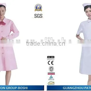Austrial Hot Sell Pink Lab Coat 100% Cotton Lab Coat Nurse Gown thumbnail-1