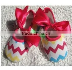 China Product and Low Price Wholesale Soft Chevron Soft Shoes for 0-15months Baby Kids for Summer and Spring thumbnail-5