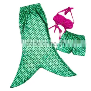 Swimmable Mermaid Tail Costume Swimwear Princess Mermaid Bikini Swimsuit thumbnail-3