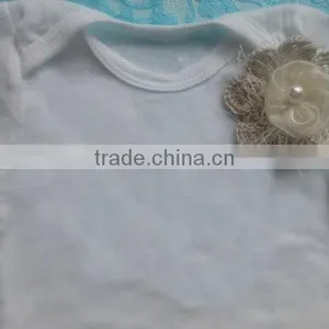 WHOLESALE SUMMER 100%COTTON SHORT SLEEVED BABY ROMPER,MESH TUTU SKIRT AND HEADBAND THREE-PIECE SET FOR BABY GIRLS thumbnail-2