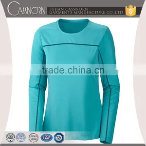 Fancy Soft Design Long Sleeve Woman T-shirt With Flatlock thumbnail-2