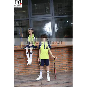 Malaysia Supplier Kids Clothing Wholesale Polo T Shirt School Uniform Fabric thumbnail-5