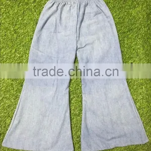 Wholesale Baby Pants Cotton Gray Solid Color Pants Children Clothes thumbnail-1