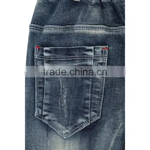 New Style Fashion Breathable Denim Printed Girls Embroidery Jeans Pants thumbnail-2