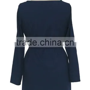 Women Clothes Fall Fashion 3/4 Sleeve Casual Party Clothes Slim Waist Ladies Dress For Wholesale 2017 thumbnail-5