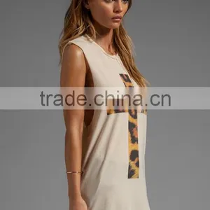 Leopard Print Tank Top no Bra thumbnail-2