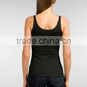 Women's Skinny Black Top Tank thumbnail-3