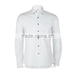 New Design Regular Long Sleeve Washed Causal Men Shirt 100% Cotton thumbnail-1