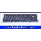 66 Keys Electroplated Black Small-sized Industrial Keyboard With Trackball MKB-66A-TB-MB thumbnail-1