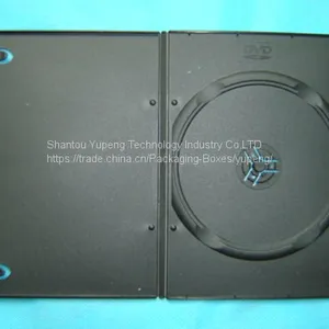 Blank DVD Case Blank DVD Box Blank DVD Cover 7mm Single Black thumbnail-1