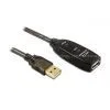 USB 2.0 Extension Active Repeater Cable 20m With DC-Jack thumbnail-1