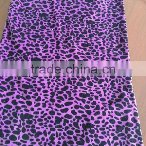 Highi Quality Spandex Pinted Mirco Velvet for Garments Fabric thumbnail-1