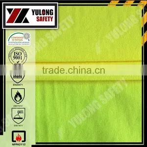 EN11612 EN20471 Fluorescent Yellow Flame Retardant Fabric For Warning Clothing thumbnail-2