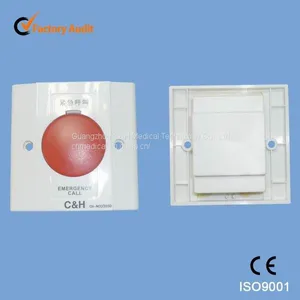 Wired Nurse Calling & Intercom System Button Type Emergency Calling Panel for Hospital Ward Washroom thumbnail-1