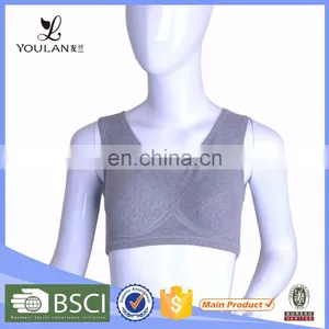 For Sale Fitness Young Girl Cotton Seamless Sports Bra thumbnail-1