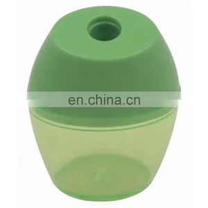 Oval Plastic Barrel Single Hole Pencil Sharpener thumbnail-1