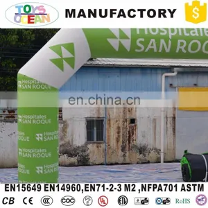 Giant PVC Advertising Inflatable Finish Line Arch With Logo Printing Customized Made thumbnail-3