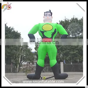 Hot Sale Inflatable Superman, Inflatable Superman Replica, Flying Inflatable Superhero for Advertising thumbnail-1