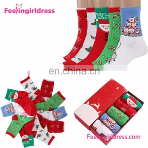 Christams Socks Stocklot Wholesale Girl Tube Socks Custom thumbnail-1
