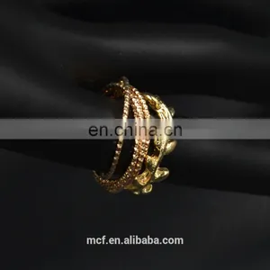 MCR-0021 In Stock Latest Fashion Design Gold Rings for Girl ,wedding Engagement Ring thumbnail-1