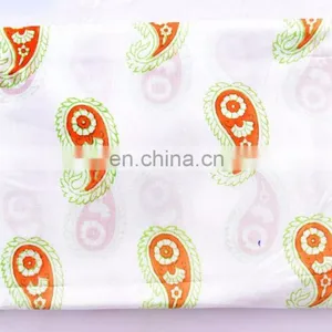Indian Beautiful Hand Block Cotton Fabric Crafting Dressmaking Sewing Fabric By Meter thumbnail-2