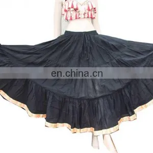 Three Tier Skirt With Banarsi Trim thumbnail-1