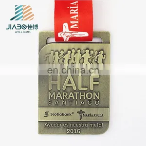 Engraved Custom Metal Gold Award Marathon Manufacturer of Medals thumbnail-2