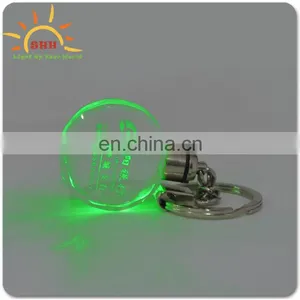 New Custom Logo Safety Reflective Plastic Led 3d Keychain,Flashing Led Keychain,Reflector Keychain thumbnail-2