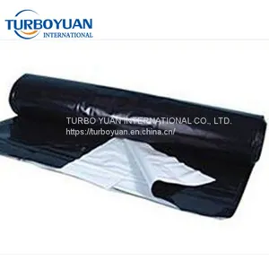Black and White Agricultural Plastic Mulch Film With Holes thumbnail-1