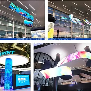 FC Series FC 2.5/4 Flexible LED Display Flexible Shape LED Poster China Flexible LED Display thumbnail-4