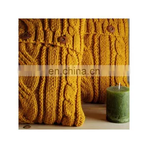 2019 New Design Decorative Plain Knitted Sofa Decorative Pillow Case thumbnail-6
