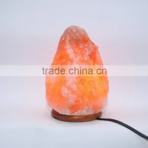Himalayan Rock Salt Lamps Natural Ionizer 2.7 to 3.3 Kg UL Approved 6 Feets Cord Bulb w Base thumbnail-1