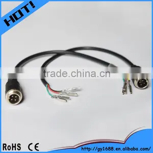 4 Pin Din Aviation Connector Car Camera Pigtail Cable thumbnail-2