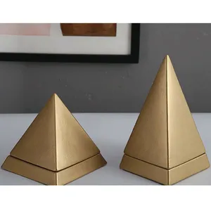 Handmade Creative Ceramic Handmade Decoration Triangle Craft Arts For TV Bench thumbnail-5