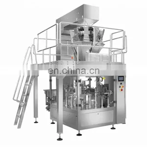 Automatic Rotary Premade Pouch Zipper Bag Food Packaging Machine thumbnail-1