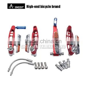 AEST Road Bike V Brake, Long Adjust Distance Brake Arms, Bicycle V-brake Shoes thumbnail-1